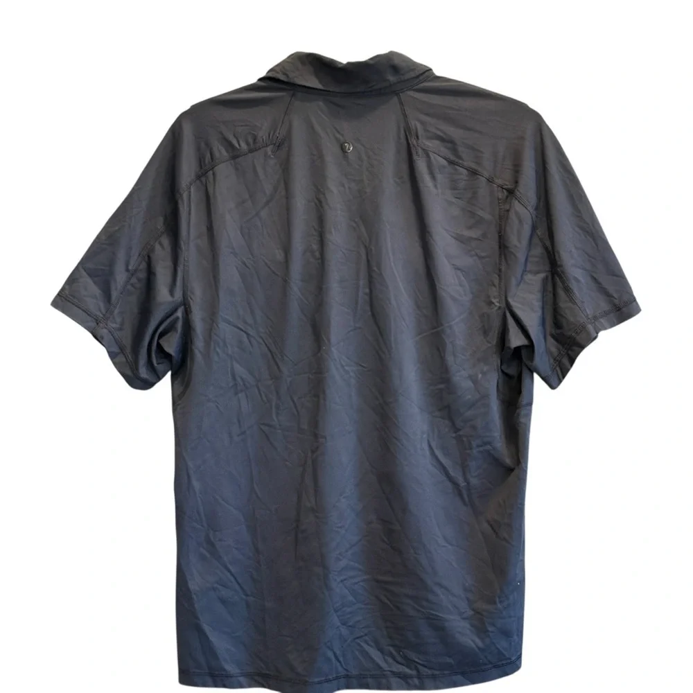 Lululemon Mens Shirt Size Medium Navy Performance Polo